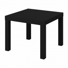 Стол журнальный Лайк аналог IKEA (550х550х440 мм), черный Стол журнальный Лайк аналог IKEA (550х550х440 мм), черный