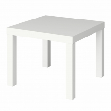 Стол журнальный Лайк аналог IKEA (550х550х440 мм), белый Стол журнальный Лайк аналог IKEA (550х550х440 мм), белый