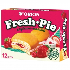 Печенье ORION Fresh-Pie Strawberry-raspberry, клубника-малина, 300 г (12 штук х 25 г), О0000017465 Печенье ORION Fresh-Pie Strawberry-raspberry, клубника-малина, 300 г (12 штук х 25 г), О0000017465