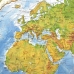 Карта мира физическая 101х66 см, 1:29М, с ламинацией, интерактивная, европодвес, BRAUBERG, 112377 купите по выгодной цене