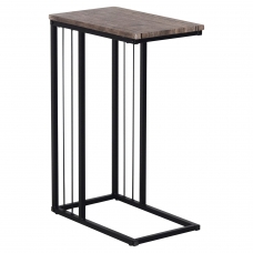 Стол журнальный на металлокаркасе BRABIX LOFT CT-002, 450х250х630 мм, цвет морёный дуб, 641861 Стол журнальный на металлокаркасе BRABIX LOFT CT-002, 450х250х630 мм, цвет морёный дуб, 641861