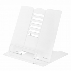 Подставка для книг и учебников BRAUBERG, White, регулируемый угол наклона, металл, 238056 Подставка для книг и учебников BRAUBERG, White, регулируемый угол наклона, металл, 238056