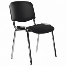 Стул STAFF Iso Lite CF-008, хром, кожзам черный (Z-11), 532567 Стул STAFF Iso Lite CF-008, хром, кожзам черный (Z-11), 532567