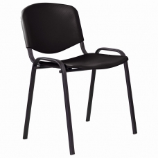 Стул STAFF Iso Plast CF-009, черный каркас, пластик черный, 532569 Стул STAFF Iso Plast CF-009, черный каркас, пластик черный, 532569