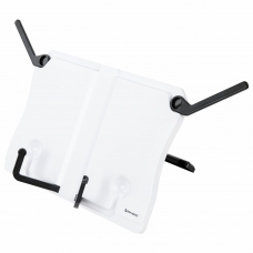 Подставка для книг и учебников BRAUBERG White, регулируемый угол наклона, прочный ABS-пластик, 238063 Подставка для книг и учебников BRAUBERG White, регулируемый угол наклона, прочный ABS-пластик, 238063