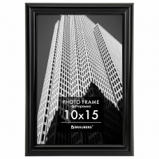 Рамка 10х15 см небьющаяся, багет 14 мм, пластик, BRAUBERG Original, черная, 391227 Рамка 10х15 см небьющаяся, багет 14 мм, пластик, BRAUBERG Original, черная, 391227
