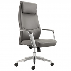 Кресло офисное BRABIX PREMIUM Jazz EX-757, синхромеханизм, алюминий, экокожа, серое, 532490 Кресло офисное BRABIX PREMIUM Jazz EX-757, синхромеханизм, алюминий, экокожа, серое, 532490