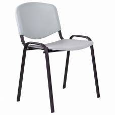 Стул STAFF Iso Plast CF-009, черный каркас, пластик серый, 532570 Стул STAFF Iso Plast CF-009, черный каркас, пластик серый, 532570