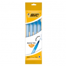 Ручки шариковые BIC Round Stic, НАБОР 4 шт., СИНИЕ, узел 1 мм, линия письма 0,32 мм, пакет, 944176 Ручки шариковые BIC Round Stic, НАБОР 4 шт., СИНИЕ, узел 1 мм, линия письма 0,32 мм, пакет, 944176