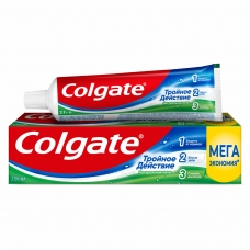 Зубная паста 150 мл COLGATE Натуральная мята, тройное действие, с фторидом, 6920354806926 Зубная паста 150 мл COLGATE Натуральная мята, тройное действие, с фторидом, 6920354806926
