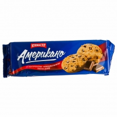 Печенье КУХМАСТЕР Американо сдобное с кусочками шоколада, 270 г Печенье КУХМАСТЕР Американо сдобное с кусочками шоколада, 270 г