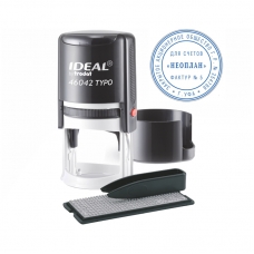 Печать самонаборная автоматическая Ideal, Ø42мм, 1 круг (161483)