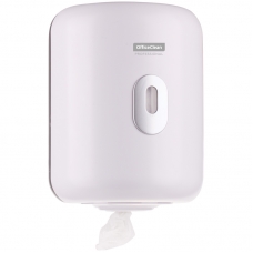 Диспенсер для полотенец в рулонах OfficeClean Professional, с центральной вытяжкой(M1/M2), белый Диспенсер для полотенец в рулонах OfficeClean Professional, с центральной вытяжкой(M1/M2), белый
