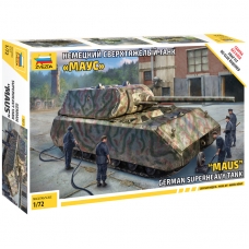 Модель для сборки ZVEZDA 'Немецкий сверхтяжелый танк Маус', масштаб 1:72