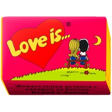 Жевательная резинка  Love is..., вишня-лимон