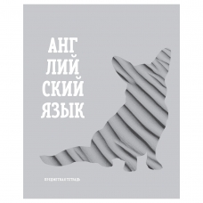 Тетрадь предметная 48л. BG 'Подсказки' - Английский язык, матовая ламинация, микро sandy-touch лак