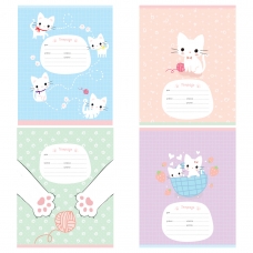 Тетрадь 12л., клетка MESHU 'Little kitty' Тетрадь 12л., клетка MESHU 'Little kitty'