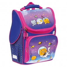 Ранец ArtSpace Junior 'CosmoCat' 37*28*21см, 1 отделение, 3 кармана, анатомическая спинка