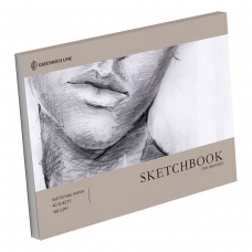 Скетчбук для графики и эскизов 40л., А5 Greenwich Line 'Graphics. Outlines', на склейке, 160г/м2 Скетчбук для графики и эскизов 40л., А5 Greenwich Line 'Graphics. Outlines', на склейке, 160г/м2