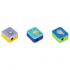 Точилка пластиковая MESHU 'Bubble friends', 1 отверстие, ассорти Точилка пластиковая MESHU 'Bubble friends', 1 отверстие, ассорти