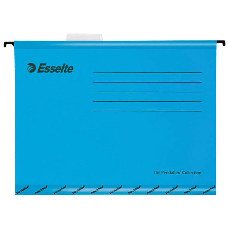Подвесная папка Esselte Pendaflex Standart, А4, картон, 205г/м2, синяя 90311 163954w