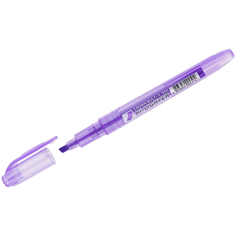 Текстовыделитель Crown Multi Hi-Lighter фиолетовый, 1-4мм H-500 207933w