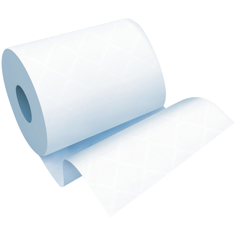 Полотенца бумажные в рулонах OfficeClean H1, 1 слойн., 200м/рул, белые 262648 262648w