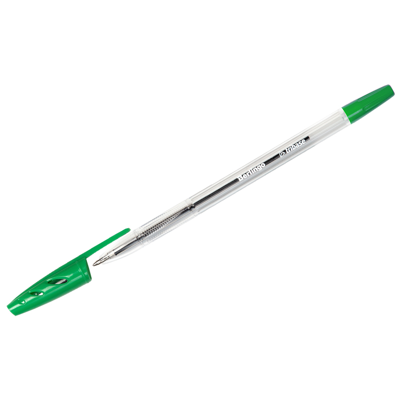 Ручка шариковая Berlingo Tribase, зеленая, 1,0мм CBp_10904 265890w