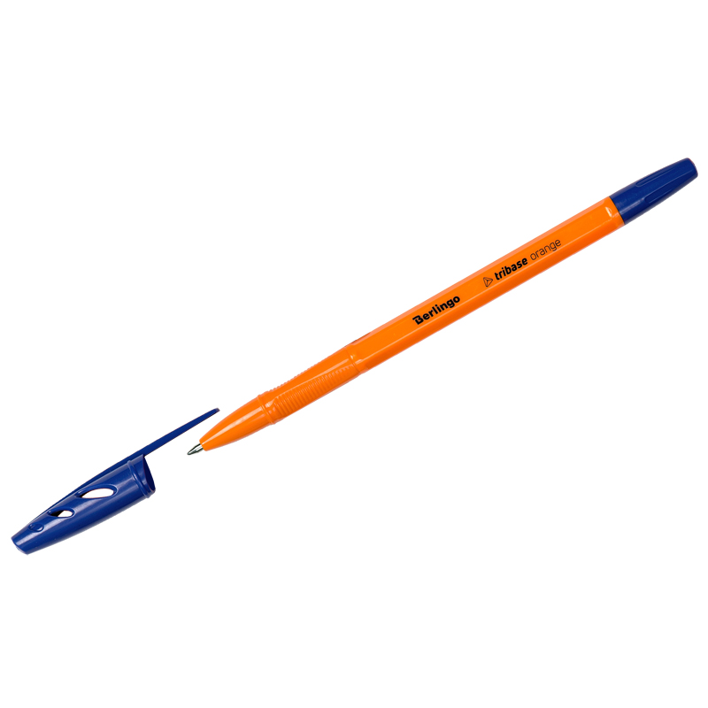 Ручка шариковая Berlingo Tribase Orange, синяя, 0,7мм CBp_70910 265891w