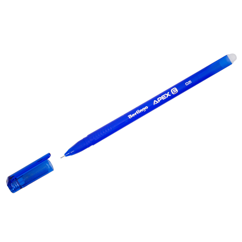 Ручка гелевая стираемая Berlingo Apex E, синяя, 0,5мм, трехгранная CGp_50212 265911w