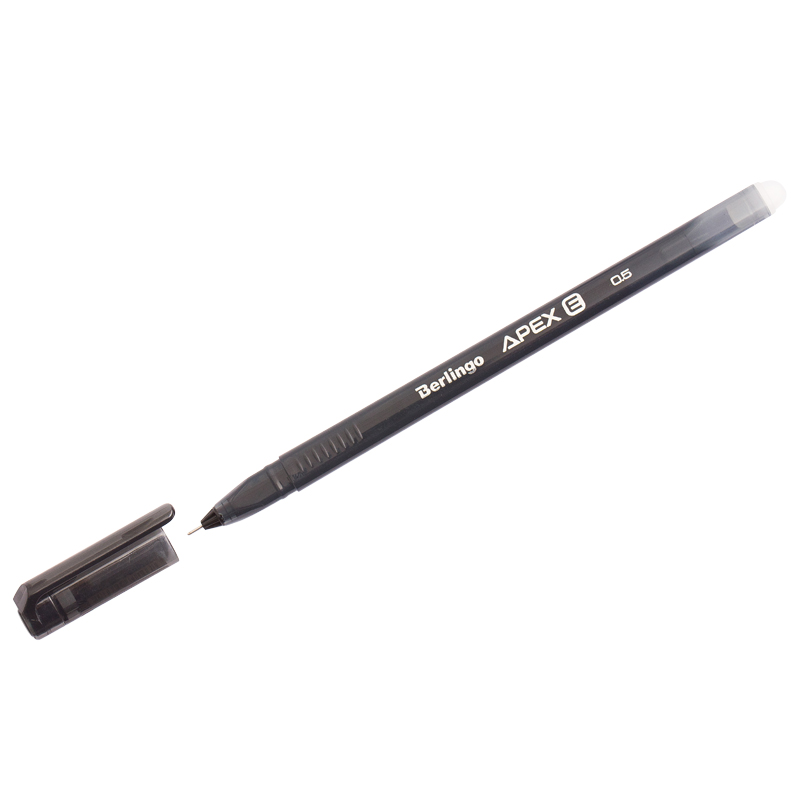 Ручка гелевая стираемая Berlingo Apex E, черная, 0,5мм, трехгранная CGp_50211 265912w