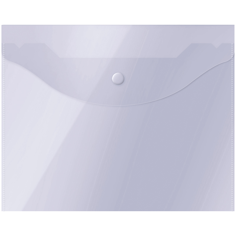 Папка-конверт на кнопке OfficeSpace А5 190*240мм, 150мкм, прозрачная 267532 267532w