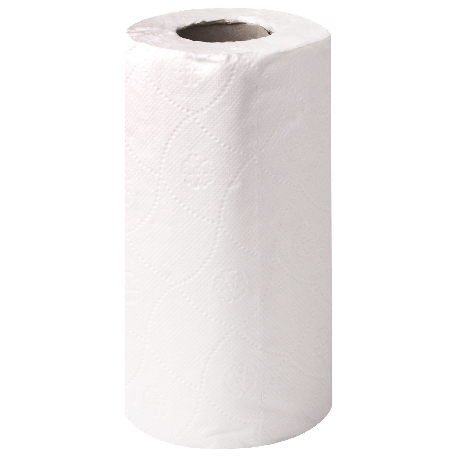 Полотенца бумажные бытовые. Бумажное полотенце белое ТЕРРАЛАЙН 2шт, 2сл, 18м. Полотенце в рулоне 2-сл Lotti белое 100% Целлюлоза (2рул/упак) (12упак/пак).