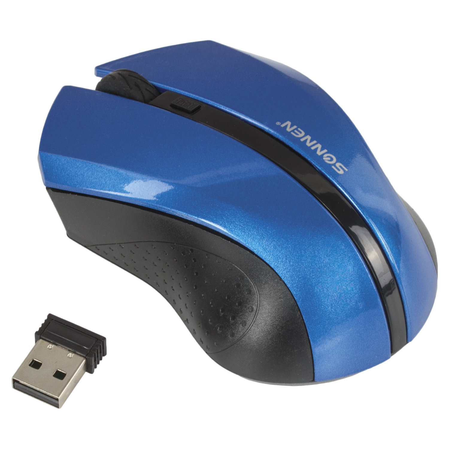 Мышь беспроводная SONNEN WM-250Bl, USB, 1600 dpi, 3 кнопки + 1 колесо-кнопка, оптическая, синяя, 512644 купите по выгодной цене