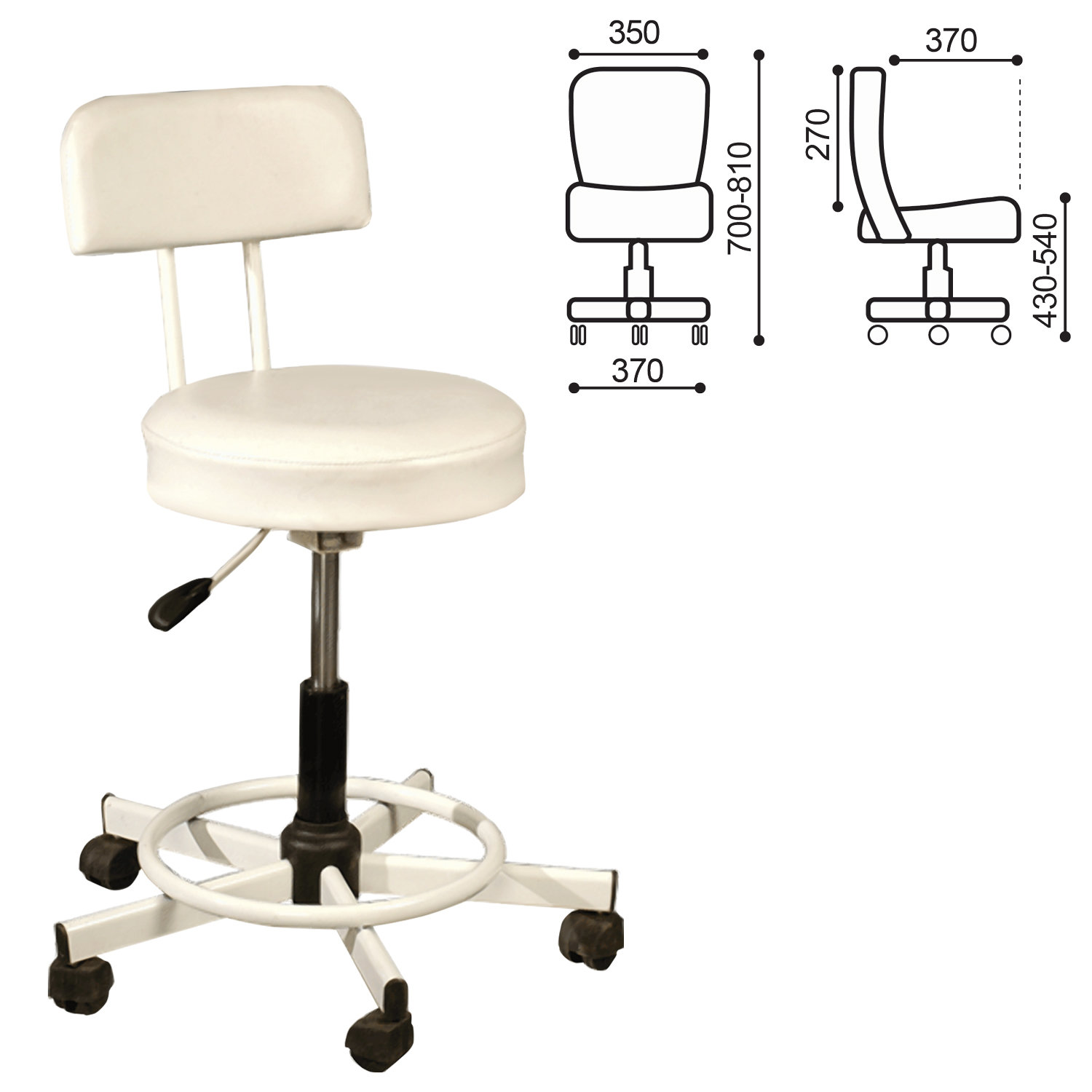 кресло медицинское для лечебных учреждений модель м101 07