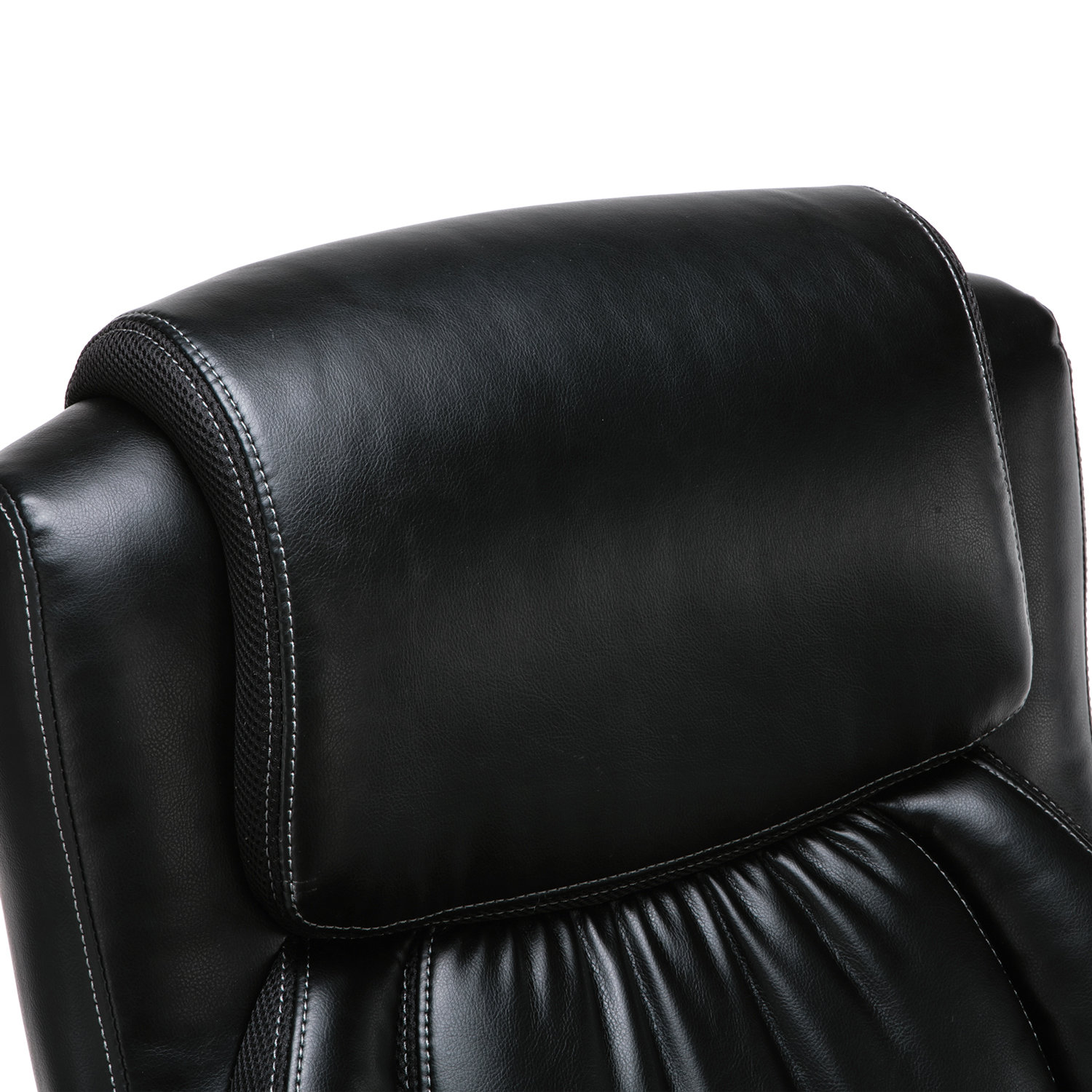 кресло 9005l кожа черный хром