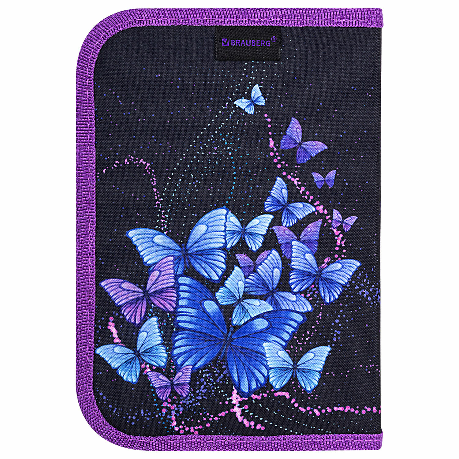 Пенал brauberg beautiful butterfly