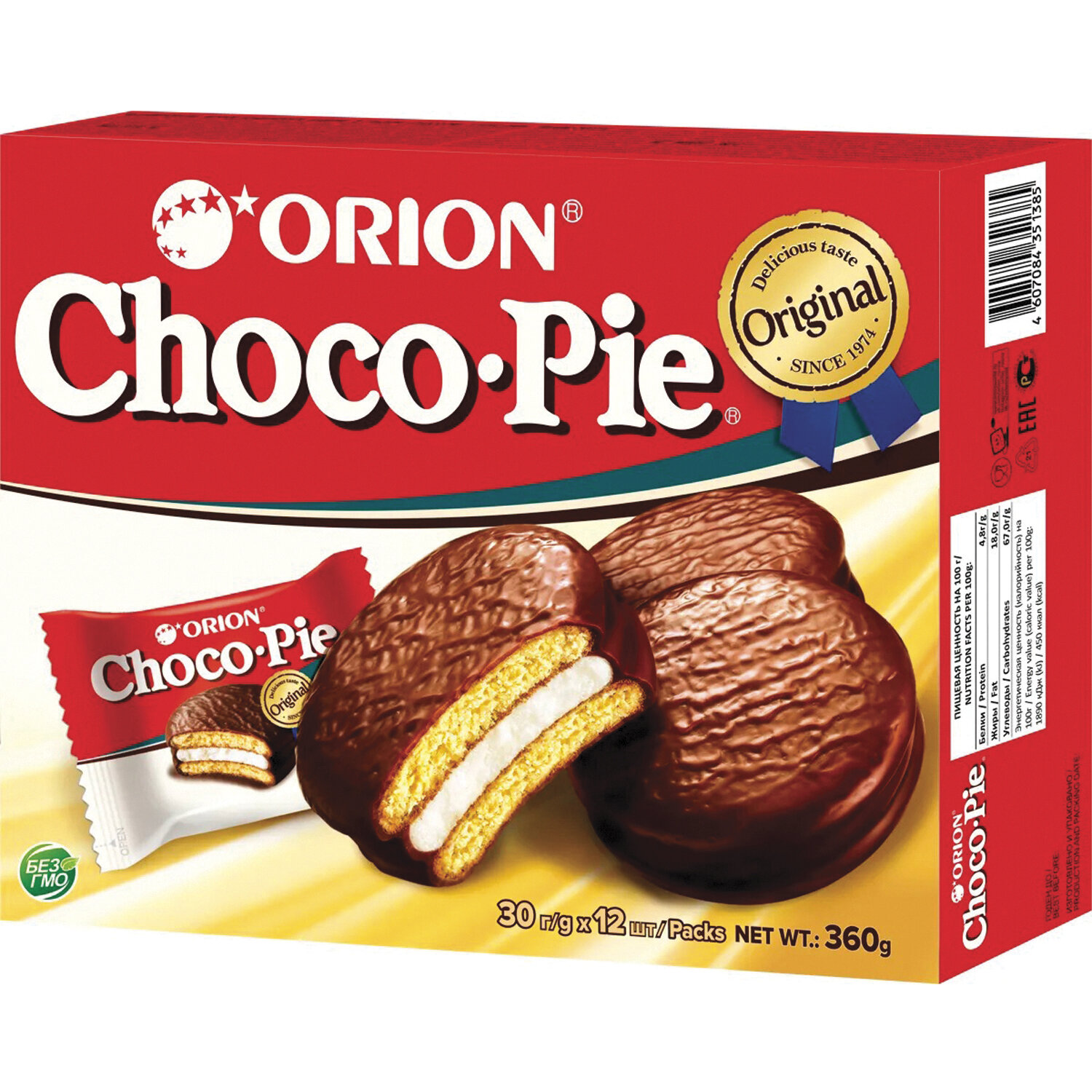 Чоко пай 12 штук. Пирожное Choco pie Orion 360г. Печенье Орион Чоко Пай. Печенье Orion Choco-pie 360г. Печенье Чоко Пай 360 г. Орион.