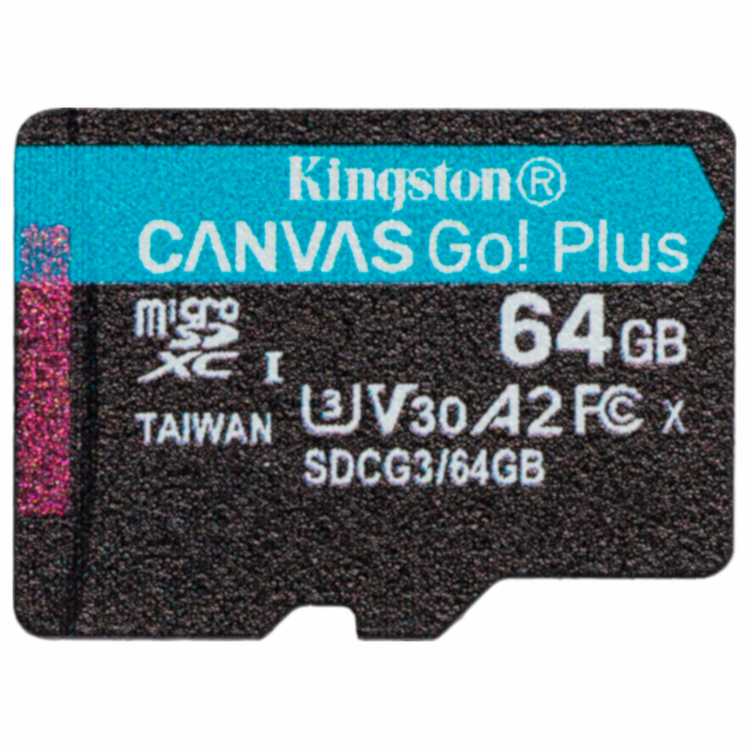 Карта памяти microsdxc uhs i u3 kingston canvas go plus 64 гб