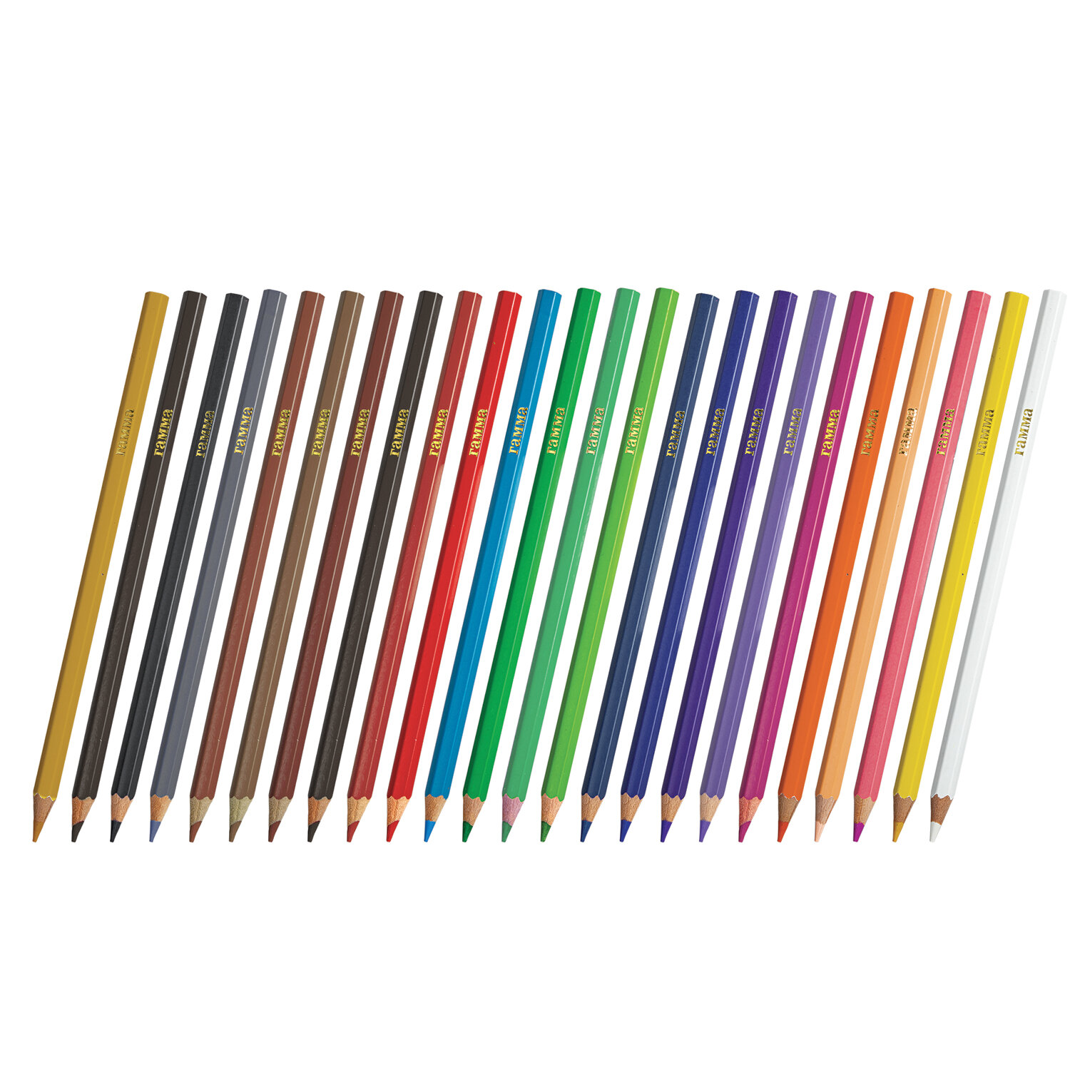 Гамма цветные карандаши в металлическом пенале