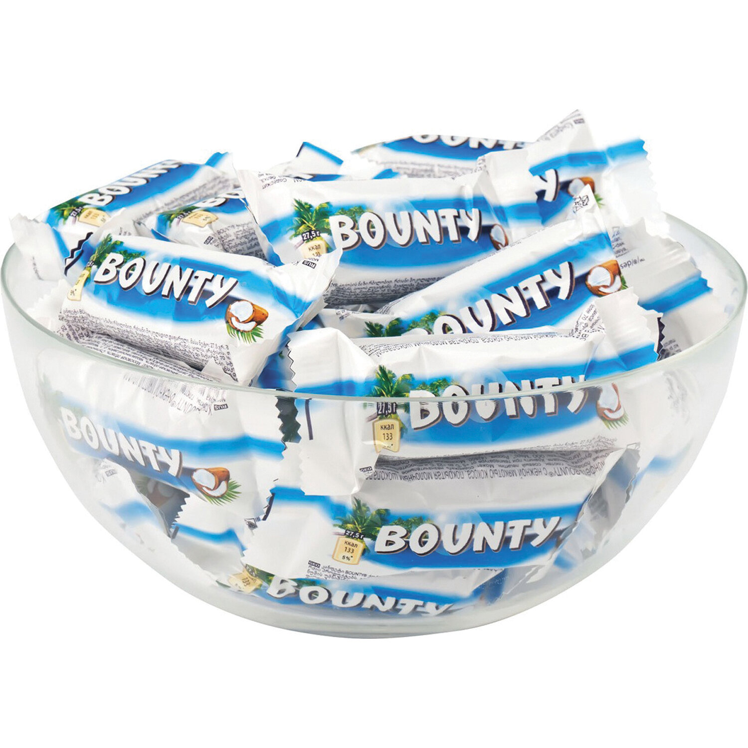 Конфеты шоколадные <b>BOUNTY</b> minis, весовые, 1 кг, картонная упаковка, 56727 <b>к...</b>