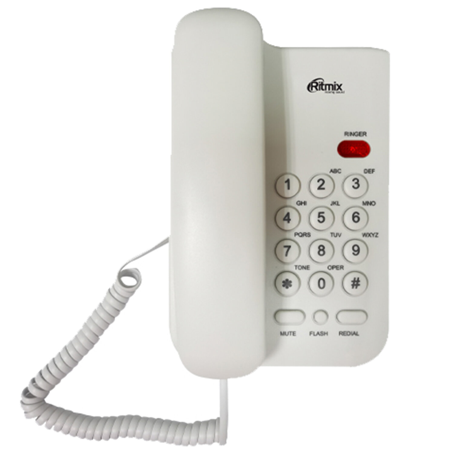 Проводной телефон Ritmix RT-311 White