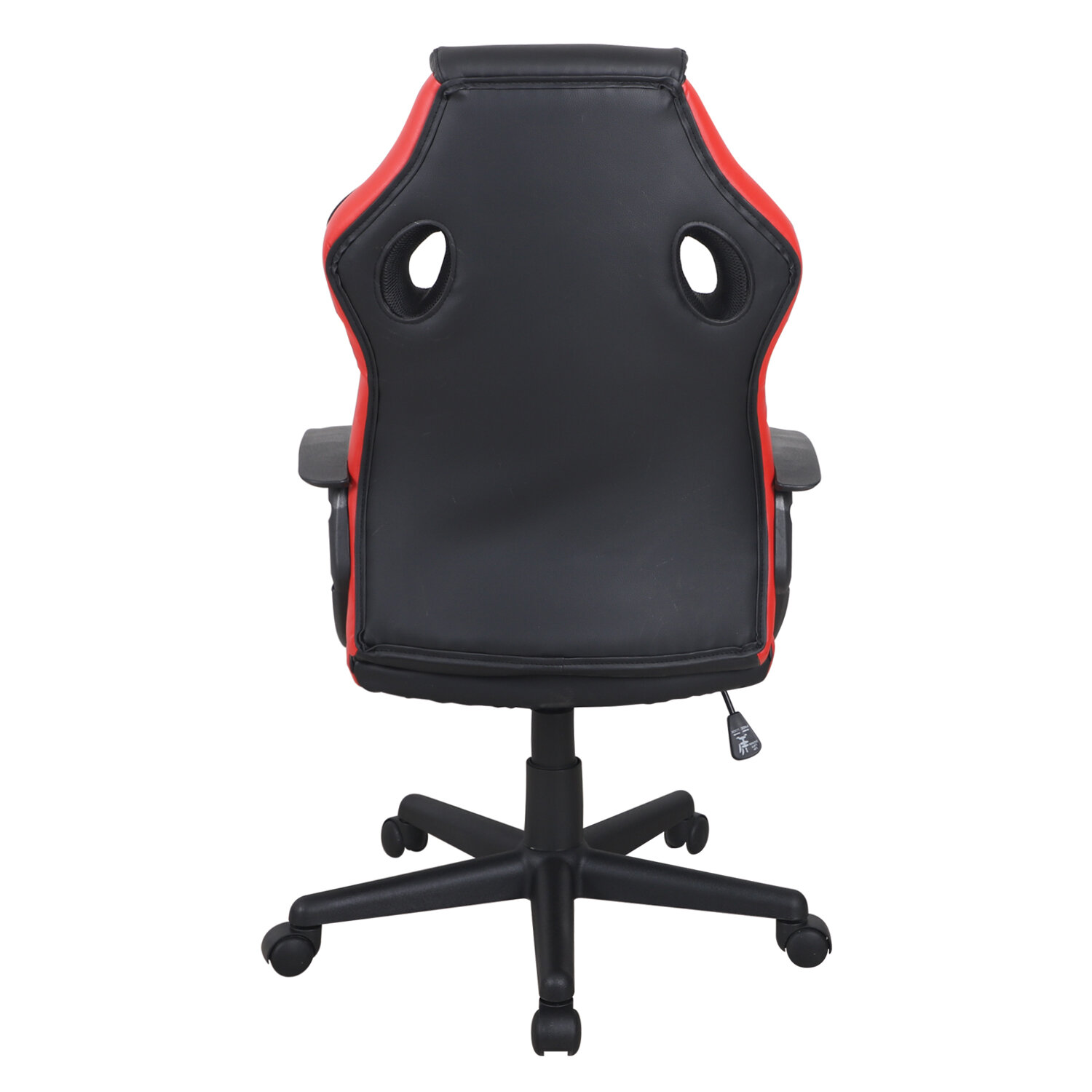 Кресло компьютерное brabix rider ex 544 экокожа черная ткань красная 531583