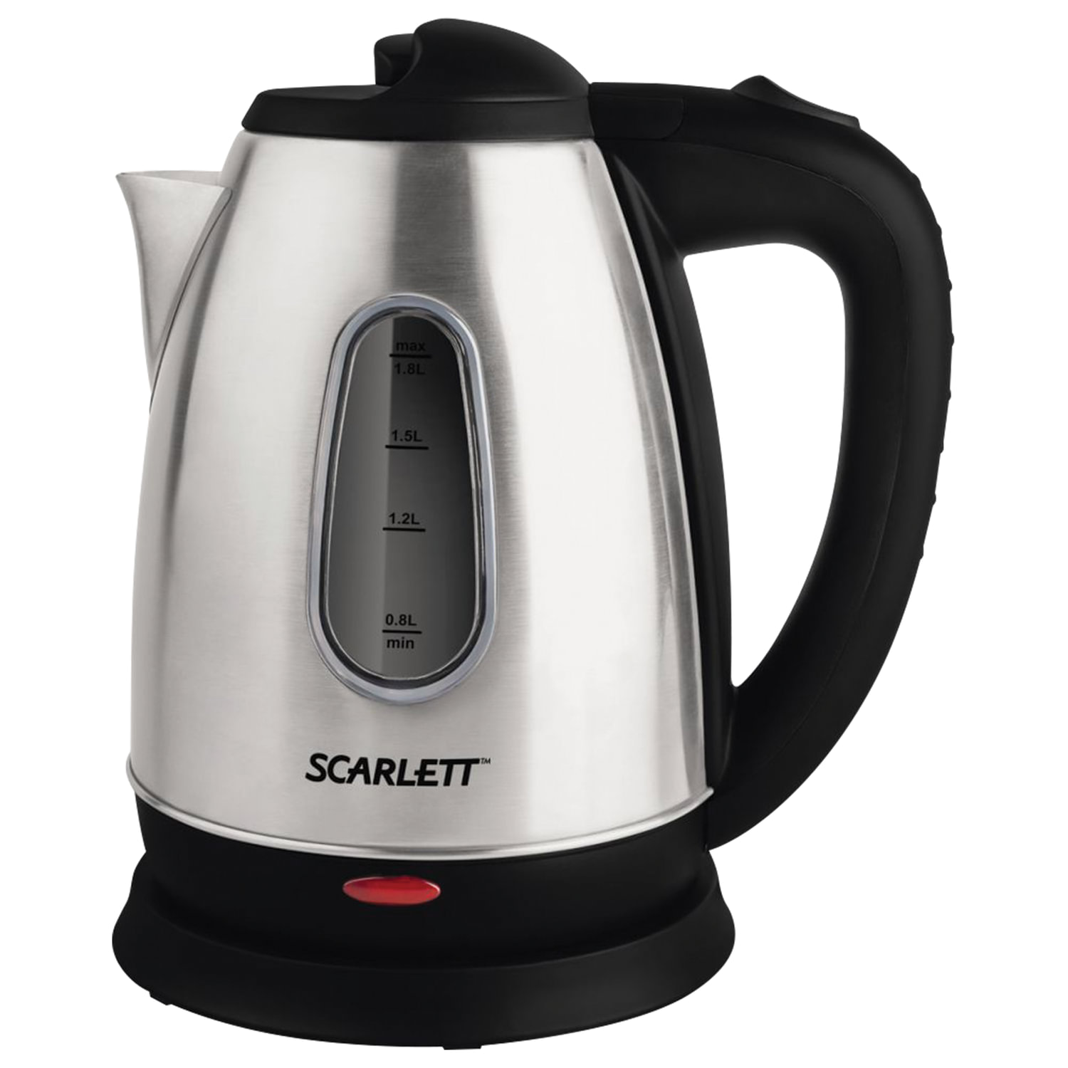 Чайник SCARLETT SC - EK21S20, 1,8 л, 1600 Вт, закрытый нагревательный элемент, сталь купите по выгодной цене