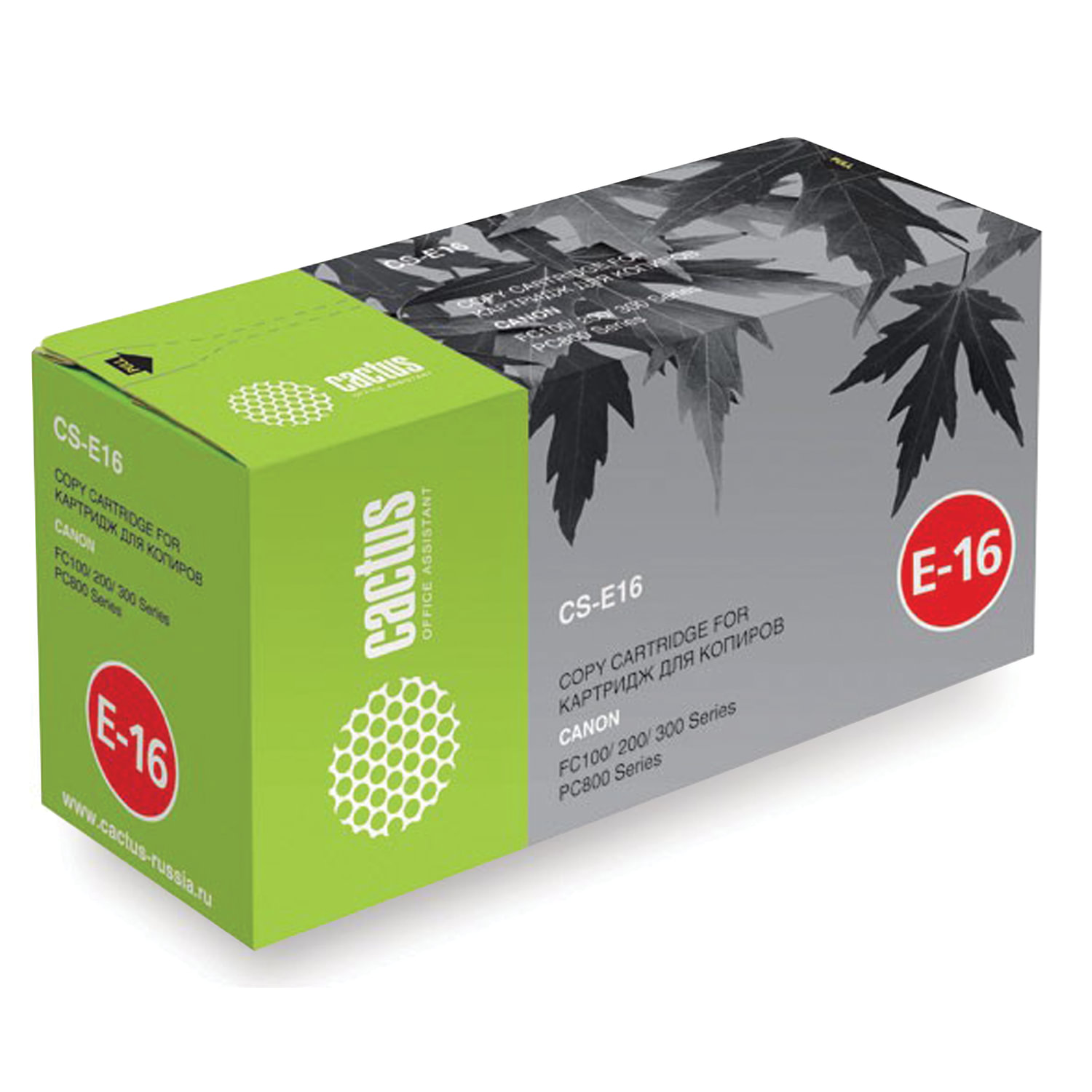 Картридж лазерный CACTUS (CS-E16) для CANON FC-108/128/PC750/880, ресурс 2000 стр. купите по выгодной цене
